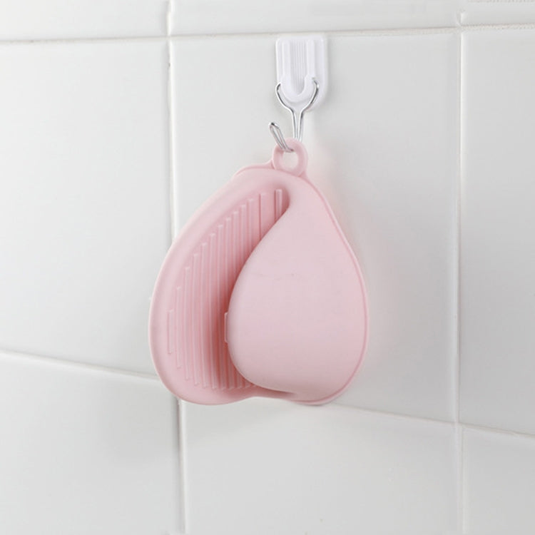 1 Pair Thick Silicone Anti-Scald Gloves Kitchen Heat Insulation Take Plate Tongs Baking Oven Insulation Cover