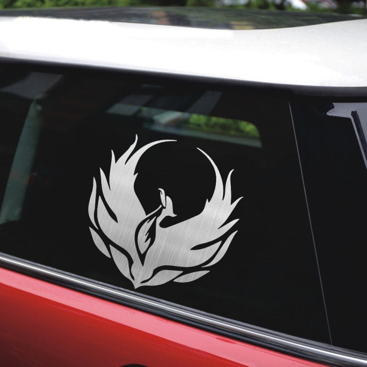 4 PCS Car Personality Decals Electric Car Stickers Decoration Fire Phoenix Totem