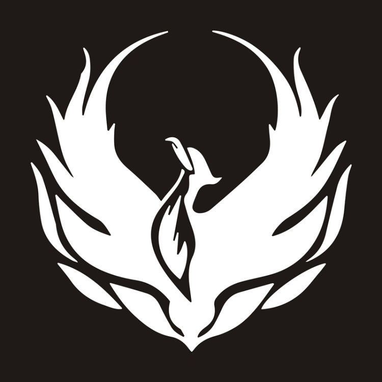 4 PCS Car Personality Decals Electric Car Stickers Decoration Fire Phoenix Totem