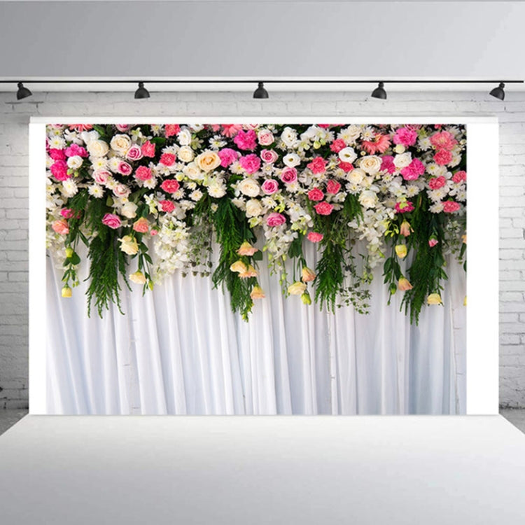 2.1m x 1.5m Flower Wall Simulation Wedding Theme Party Arrangement Photography Background Cloth