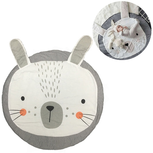 Baby Infant Play Mats Kids Crawling Carpet Floor Rug Baby Bedding Rabbit Blanket Cotton Game Pad Children Room Decor