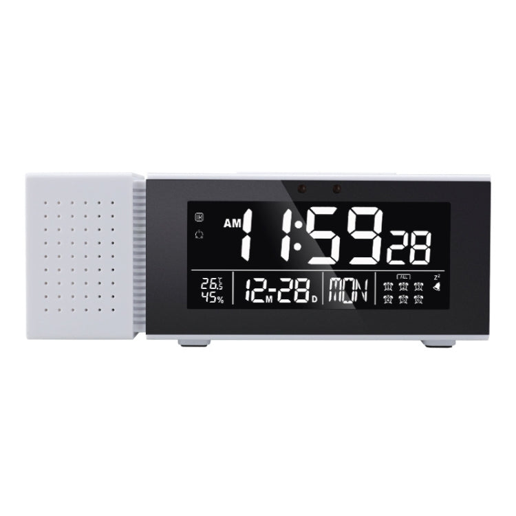 TS-P30 Multifunctional Night Light Alarm Digital Clock with FM Radio & Temperature / Humidity Display & IR Sensor Function
