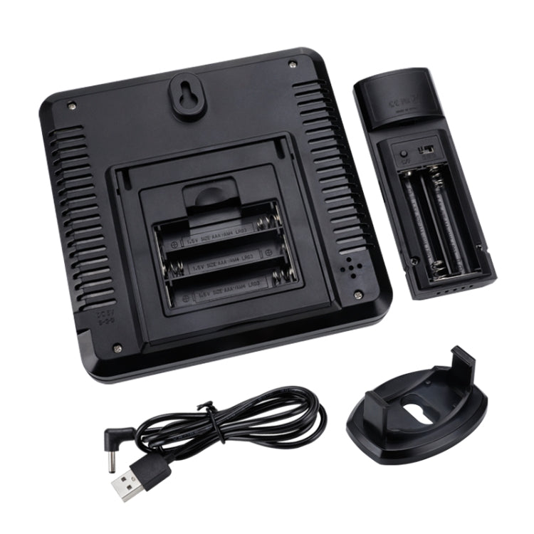 Three Dragged Multi-Function Wireless Thermometer And Hygrometer Indoor And Outdoor High-Precision Thermometer With Color Alarm