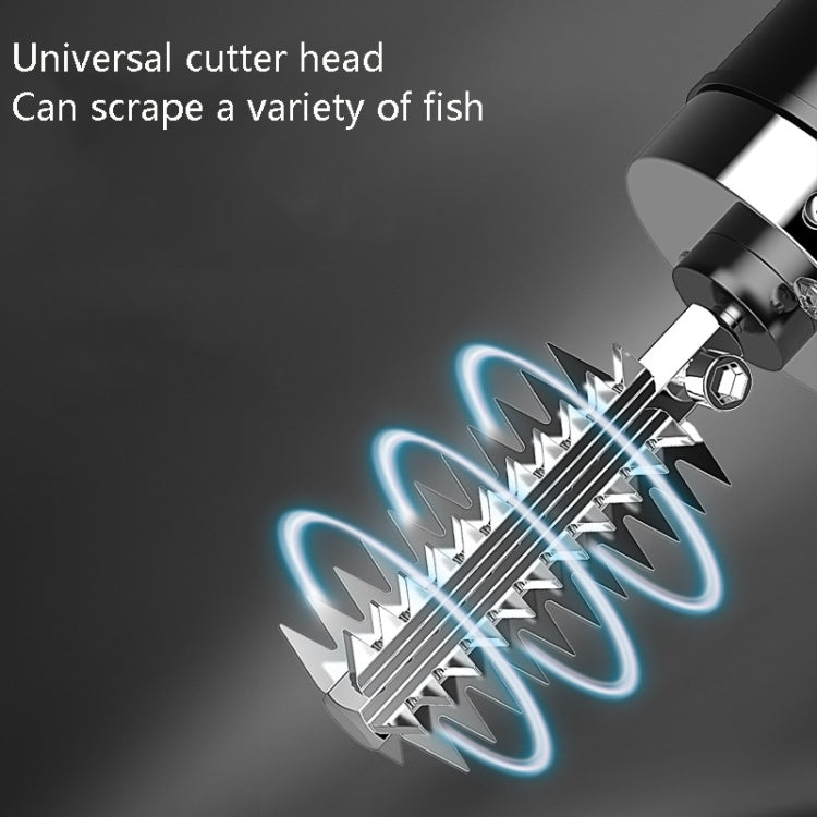 Electric Fish Scale Scraper Household Automatic Wireless Scraping Tool CN Plug