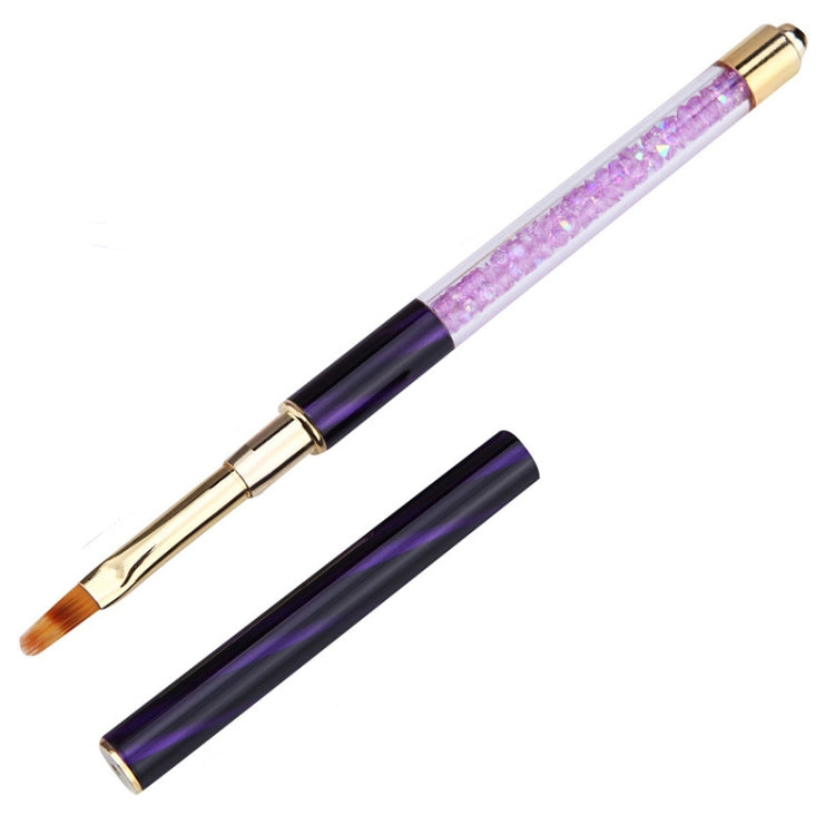 Cat Eye Pen Barrel Painted Pen With Diamond Light Therapy Nail Tool Light Therapy Pen
