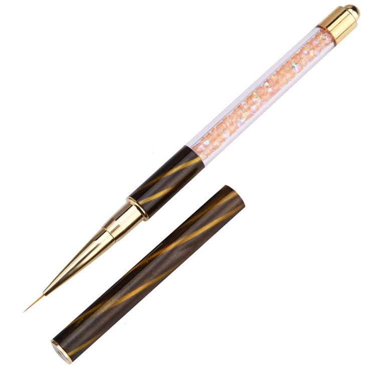 Cat Eye Pen Barrel Painted Pen With Diamond Light Therapy Nail Tool Light Therapy Pen