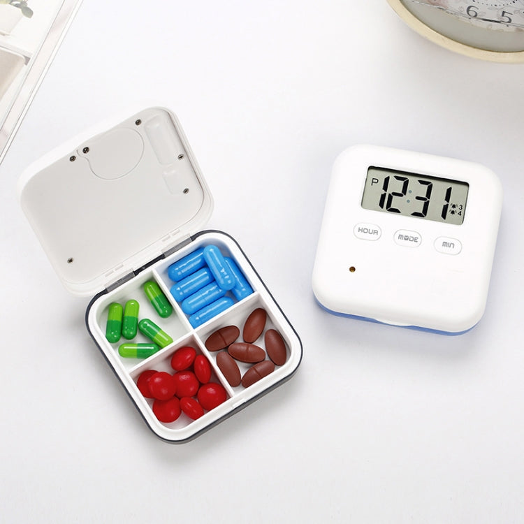 Electronic Smart Timing Medicine Box Portable Medicine Dispensing Storage Box