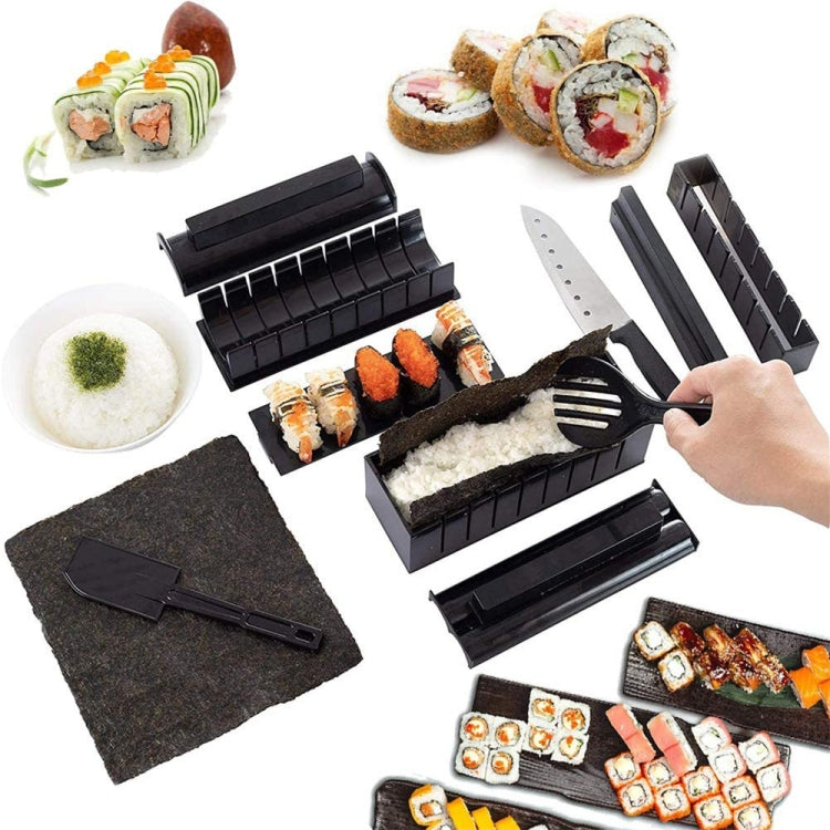 11 in 1 Sushi Mold With Sushi Knife Rice Ball Mold DIY Home Creative Sushi Roll Set
