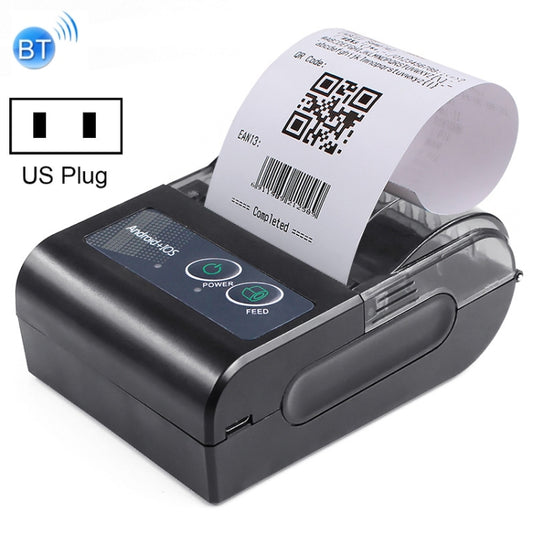58HB6 Portable Bluetooth Thermal Printer Label Takeaway Receipt Machine, Supports Multi-Language & Symbol/Picture Printing, US Plug (English ), EU Plug (English ), EU Plug (Brazilian Portuguese ), UK Plug (English), US Plug (Traditional Chinese)