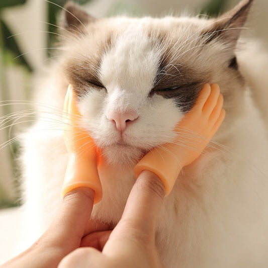 Pet Massage Finger Cots and Cat Gloves