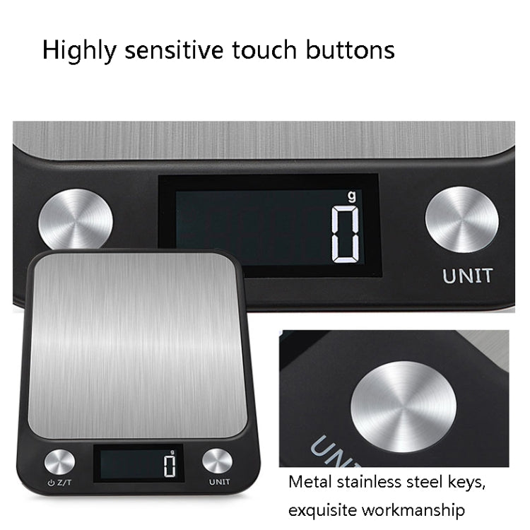 Small Kitchen Food Scale Stainless Steel Electronic Kitchen Scale