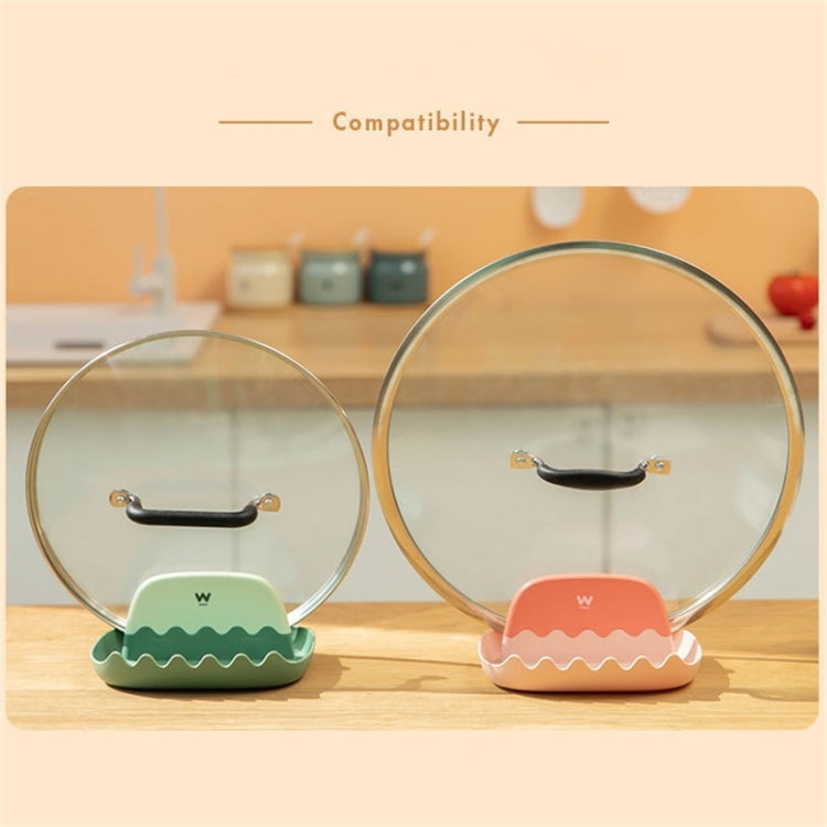 Pot Lid Rack Kitchen Countertop Finishing Storage Bracket Spatula Soup Spoon Chopsticks Rack