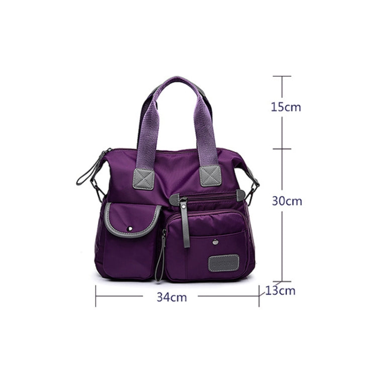 Waterproof Oxford Cloth Handbag Casual Nylon Shoulder Diagonal Bag Female Bag Canvas Bag