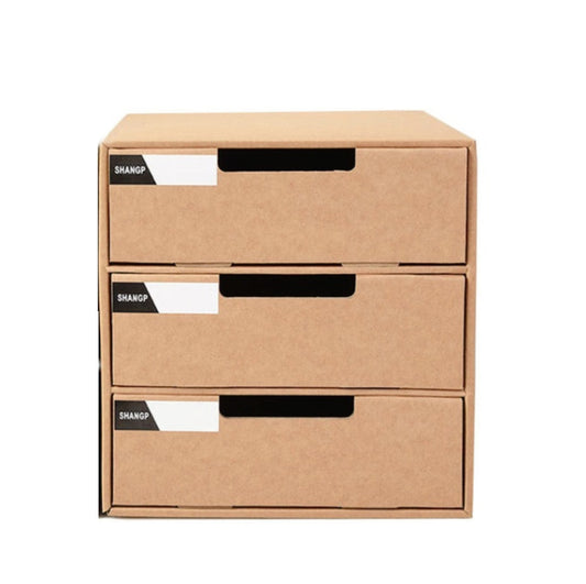 A4 Paper Desktop Storage Box Student File Cabinet Storage Finishing Box Multi-layer Drawer Storage Cabinet