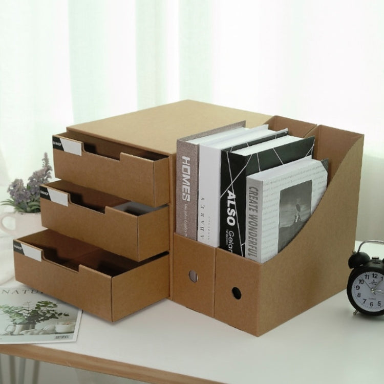 A4 Paper Desktop Storage Box Student File Cabinet Storage Finishing Box Multi-layer Drawer Storage Cabinet