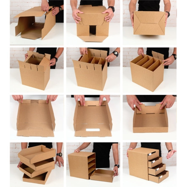 A4 Paper Desktop Storage Box Student File Cabinet Storage Finishing Box Multi-layer Drawer Storage Cabinet