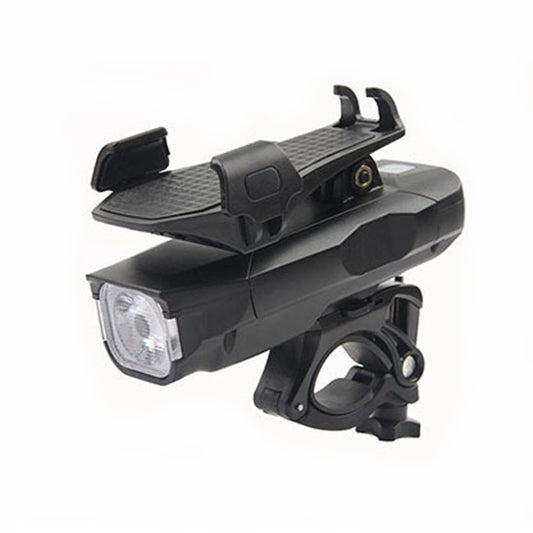 500LM Bicycle Light Mobile Phone Holder Multi-Function Riding Front Light With Horn