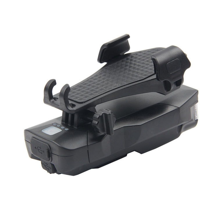 500LM Bicycle Light Mobile Phone Holder Multi-Function Riding Front Light With Horn