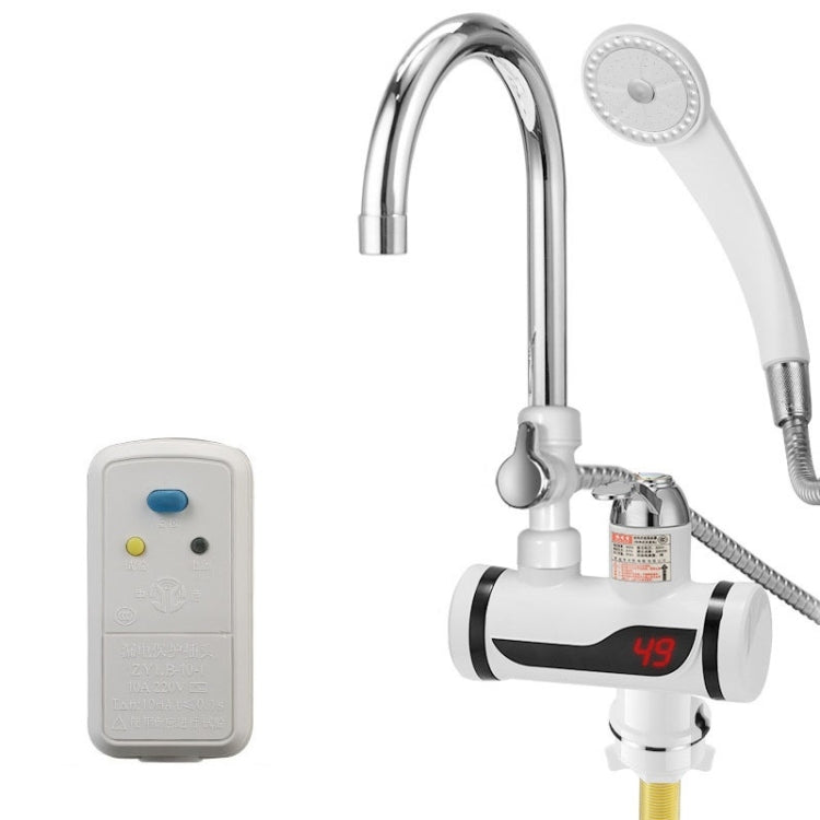 Kitchen Instant Electric Hot Water Faucet Hot & Cold Water Heater EU Plug