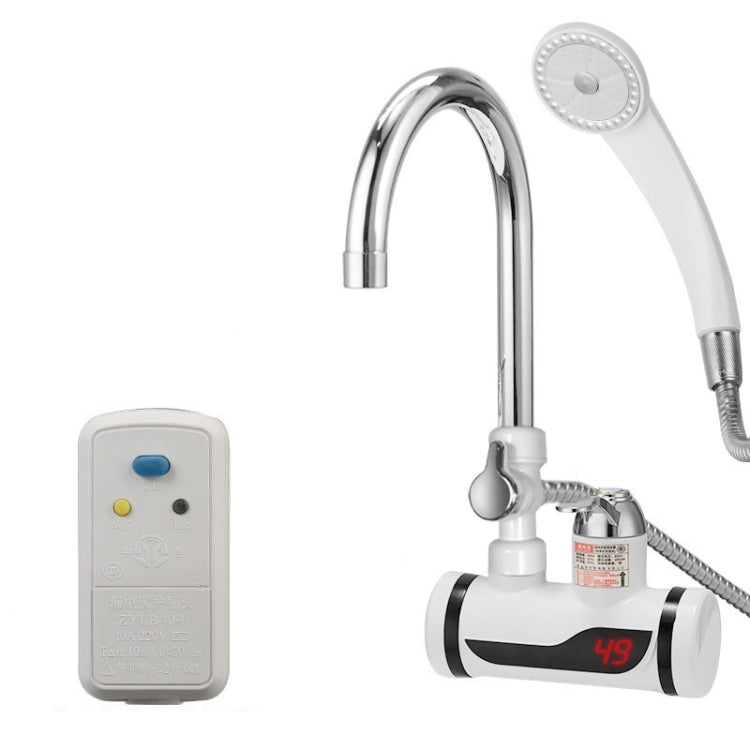 Kitchen Instant Electric Hot Water Faucet Hot & Cold Water Heater EU Plug