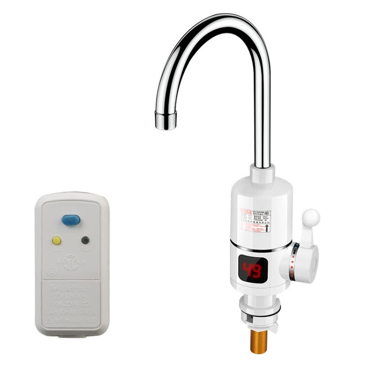 Digital Display Electric Heating Faucet Instant Hot Water Heater EU Plug