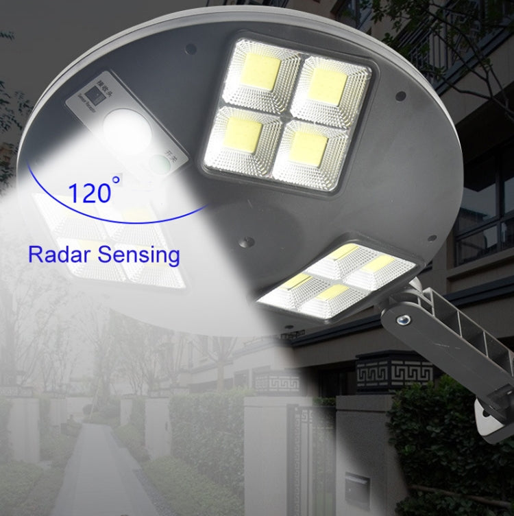 144 COB Solar Human Body Sensor Street Light Garden Wall Light with Remote Control Outdoor Security Light