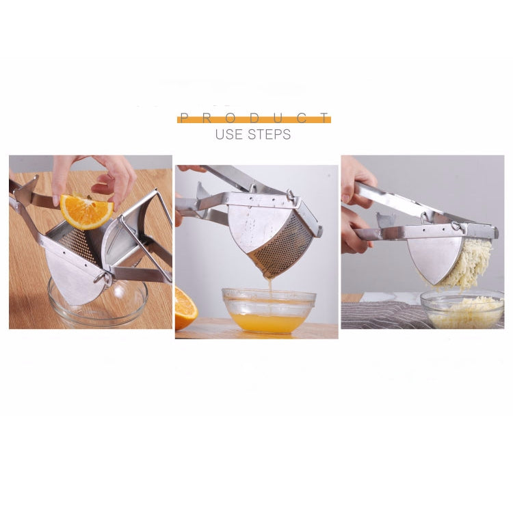Manual Potato Masher Stainless Steel Mashed Potato Fruit Juicer