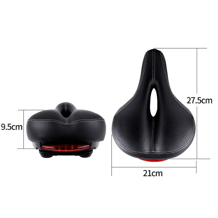 Bicycle Seat With Taillights With Light Mountain Bike Bicycle Saddle Seat Cushion