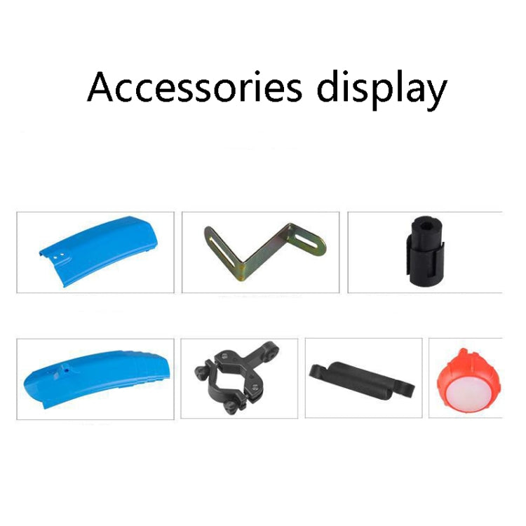 Bicycle Telescopic Folding Mudguard  27.5 Inch Extended Water Retaining LED Taillight