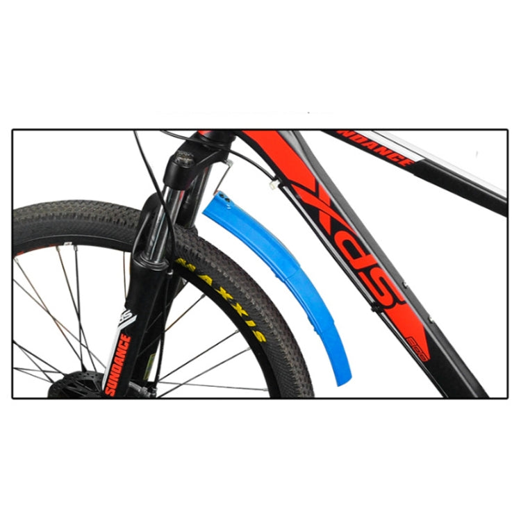 Bicycle Telescopic Folding Mudguard  27.5 Inch Extended Water Retaining LED Taillight