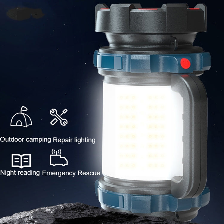 LED Mountaineering Waterproof Patrol USB Charging Flashlight with Power Bank Function