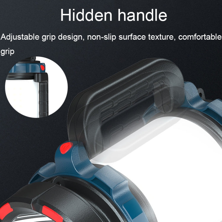 LED Mountaineering Waterproof Patrol USB Charging Flashlight with Power Bank Function