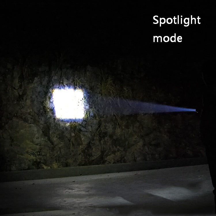 Telescopic Zoom Strong Light Flashlight Strong Magnetic Rechargeable LED Flashlight