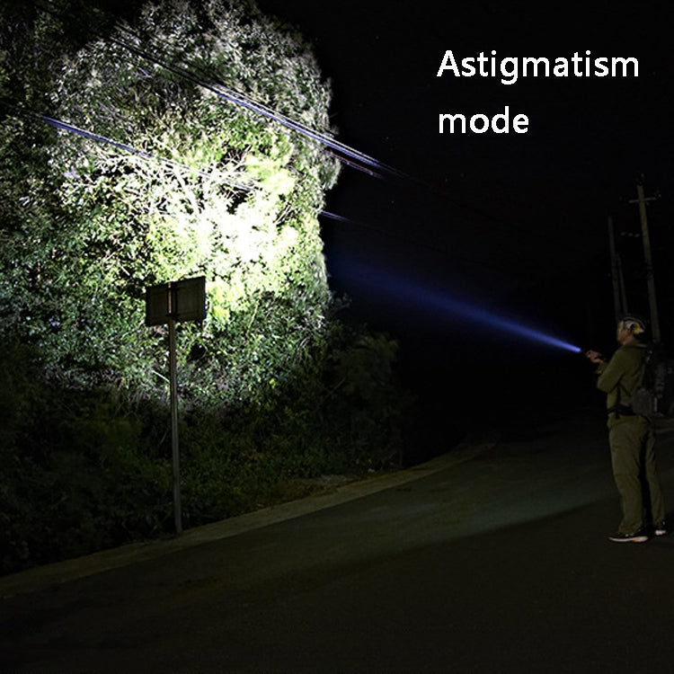 Telescopic Zoom Strong Light Flashlight Strong Magnetic Rechargeable LED Flashlight