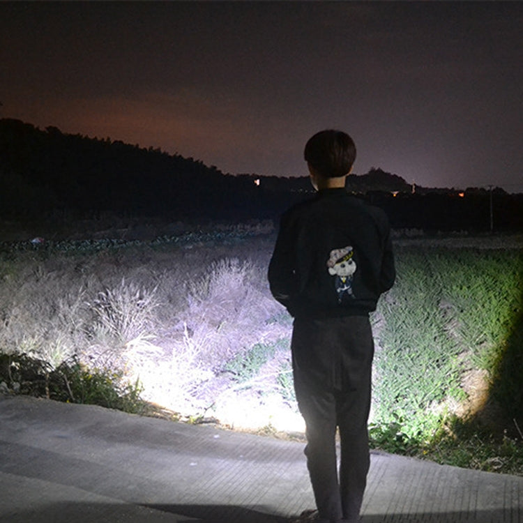 Telescopic Zoom Strong Light Flashlight Strong Magnetic Rechargeable LED Flashlight