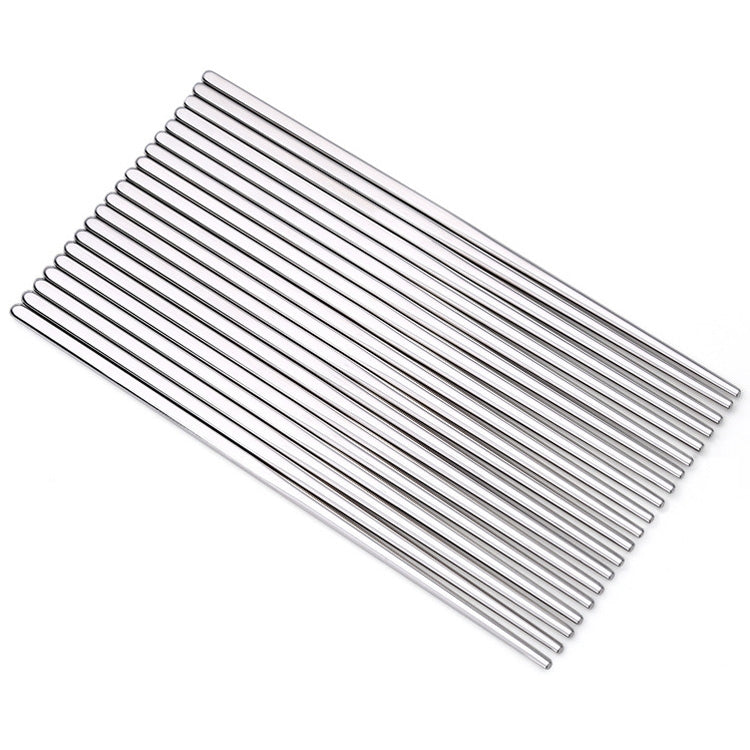 1 Pairs 304 Stainless Steel Chopsticks Non-Slip Tableware Adult Chopsticks