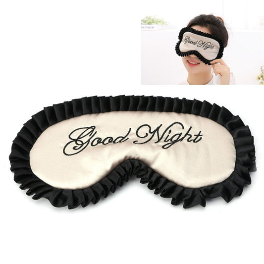 Comfortable Imitation Silk Satin Personalized Travel Sleep Mask Eye Cover