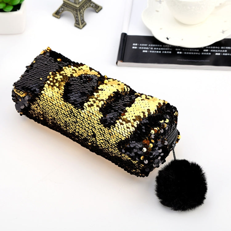 Reversible Sequin Pencil Case for Girls School Supplies Super Big Stationery Gift Magic Makeup Bag