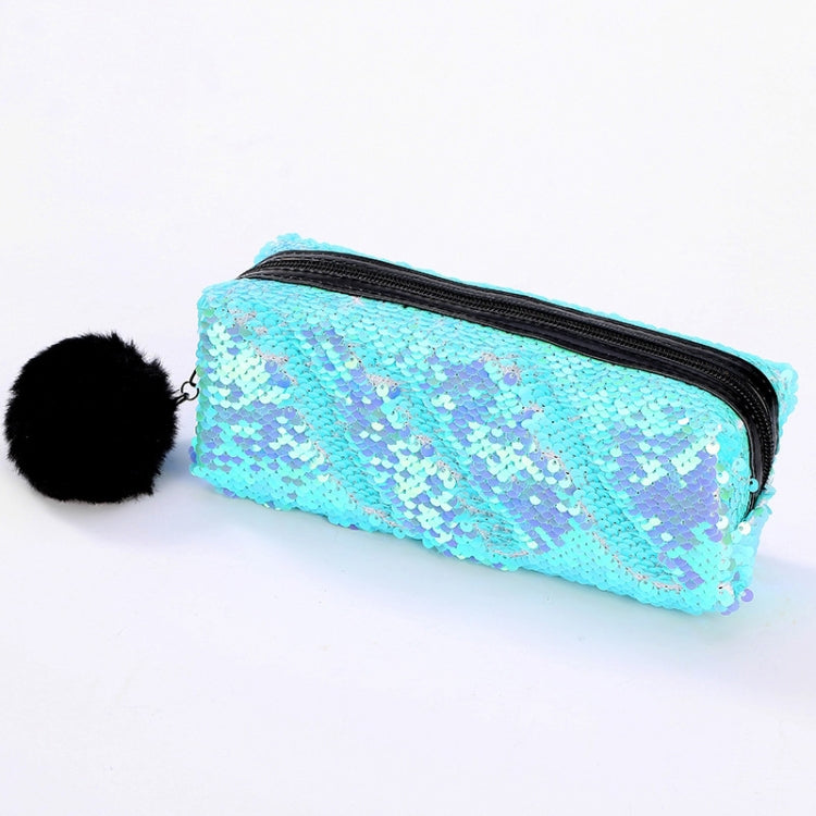 Reversible Sequin Pencil Case for Girls School Supplies Super Big Stationery Gift Magic Makeup Bag