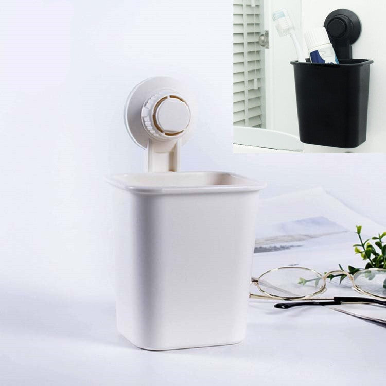 Suction Wall Toothpaste Toothbrush Holder Bathroom Shelf