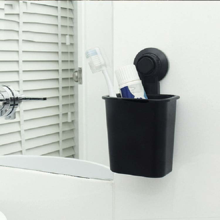 Suction Wall Toothpaste Toothbrush Holder Bathroom Shelf