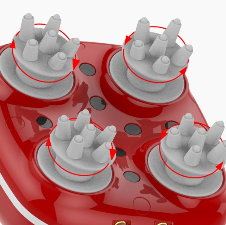 Head Scalp Massager Electric Beauty Instrument Multifunctional Kneading Vibration Physiotherapy Instrument