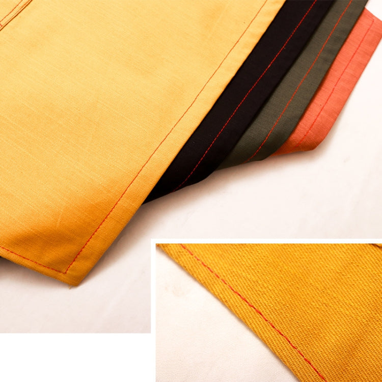 Household Denim Apron Barista Floral Tea Shop Barber Work Clothes