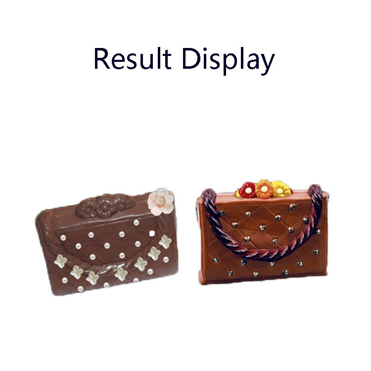 3D Women Leather Bag Chocolate Mold Chocolate Bag Mold