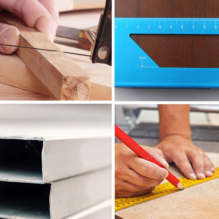 Woodworking T-Shaped Marking Gauge Multi-Function Square Aluminum Alloy Scribe