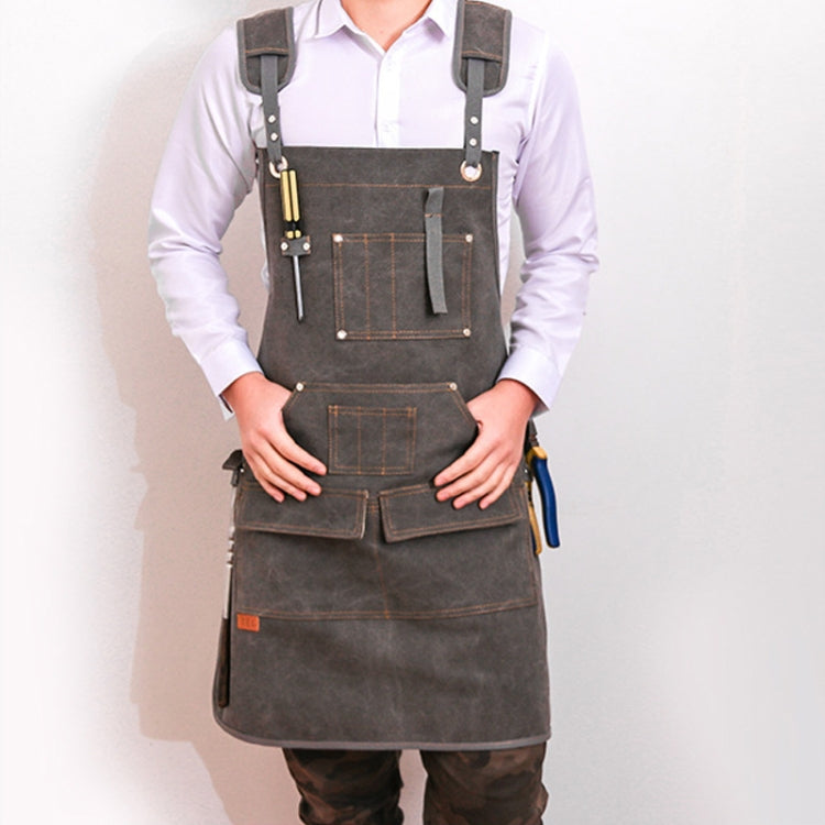 Canvas Apron Barber Roasting Cafe Gardening Woodworking Men And Women Work Clothes