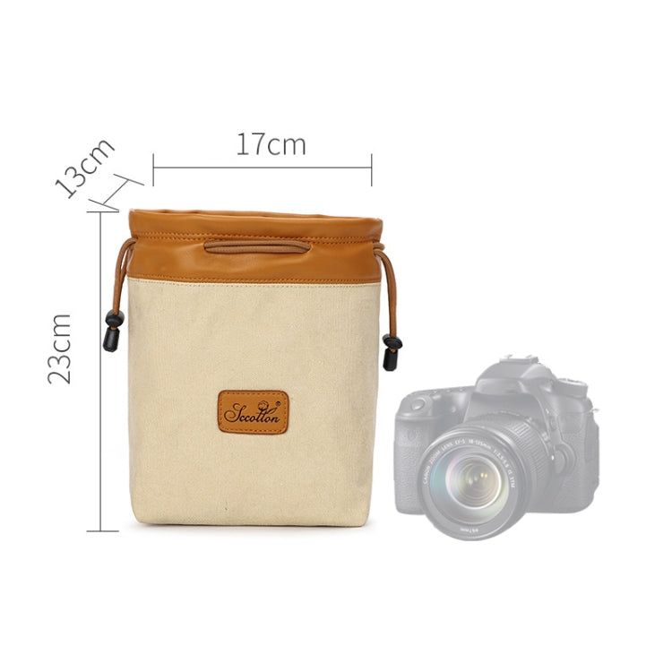 S.C.COTTON Liner Bag Waterproof Digital Protection Portable SLR Lens Bag Micro Single Camera Bag Photography Bag