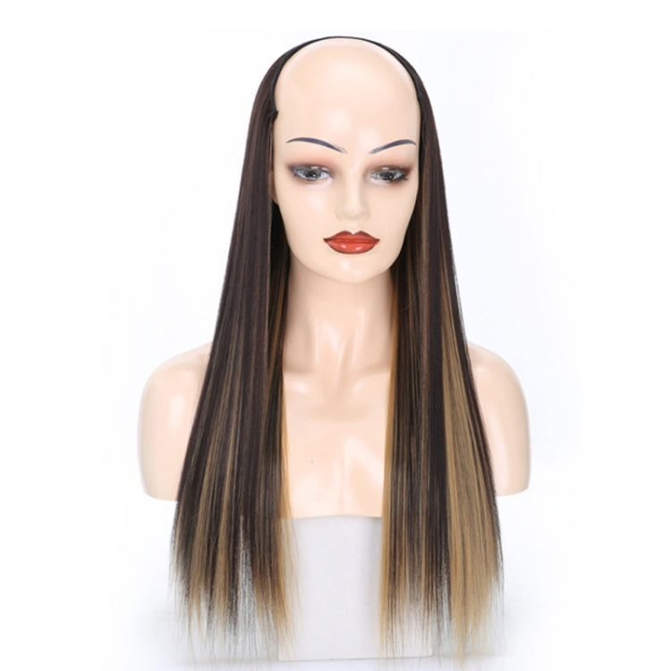Wig Half Headgear Long Straight Hair U-Shaped Wig Headgear