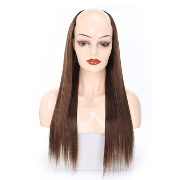 Wig Half Headgear Long Straight Hair U-Shaped Wig Headgear