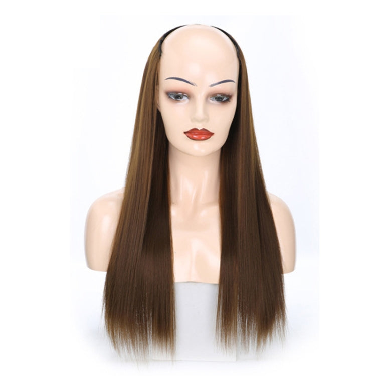 Wig Half Headgear Long Straight Hair U-Shaped Wig Headgear